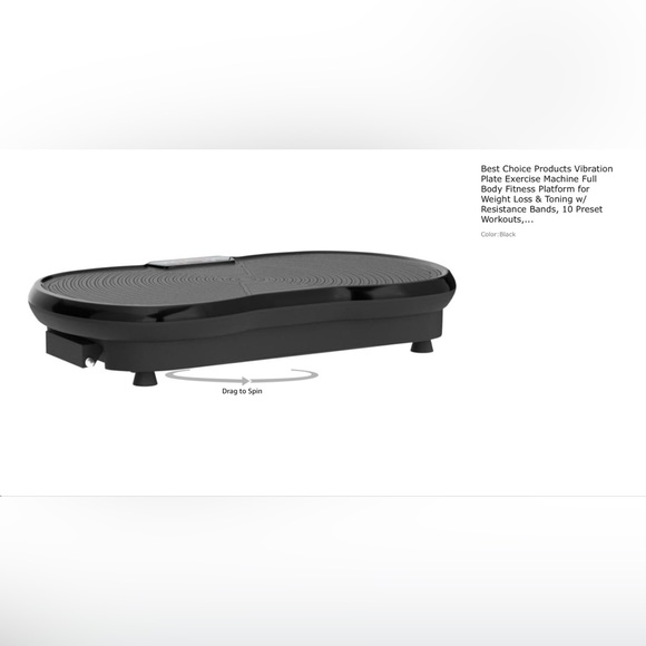 Best Choice Products Vibration Plate Exercise Machine Full Body Fitness Platform - Picture 4 of 4